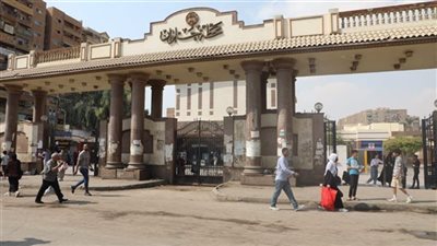 انتظام حركه قطارات الخط الأول لمترو الأنفاق بعد اندلاع حريق بمحيط محطة حلوان