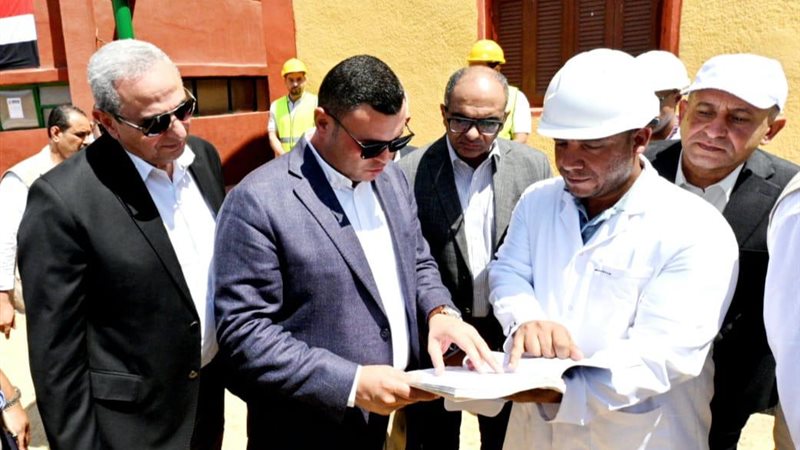 محافظ الغربية ووزير