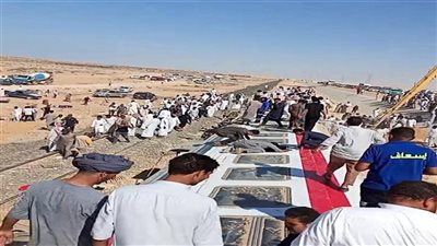النيابة العامة تعاين موقع حادث قطار مطروح وتفتح تحقيق مع السائق 