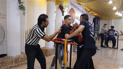 بنى سويف تحتضن 140 لاعب يشاركون ببطولة الجمهورية لمصارعة الذراعين