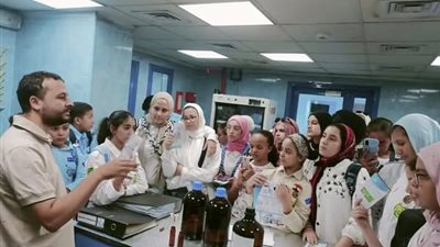 الشرقية: زيارة طلابية لمعمل مياه الزقازيق لتعزيز ثقافة ترشيد الاستهلاك