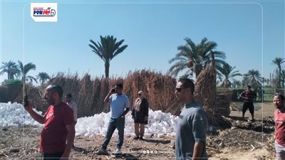 الفيوم: تنفيذ 34 حالة إزالة تعديات على أملاك الدولة والأراضي الزراعية بأبشواي