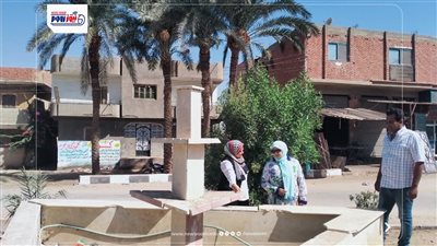 إنطلاق أعمال التجميل والتطوير بمركز ابشواي مع تطبيق الهوية البصرية للمحافظة