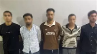 اعتداء جماعى على شاب فى بنى سويف وضبط المتهمين بحوزتهم سلاح أبيض