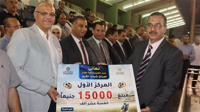 عروض رياضية مبهرة في نهائي دوري مراكز الشباب بالقليوبية