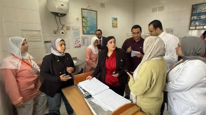 جانب من زيارة الدكتورة