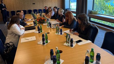 وزير الخارجية لرئيسة البرلمان السلوفيني: نتطلع لزيادة حجم التبادل التجاري