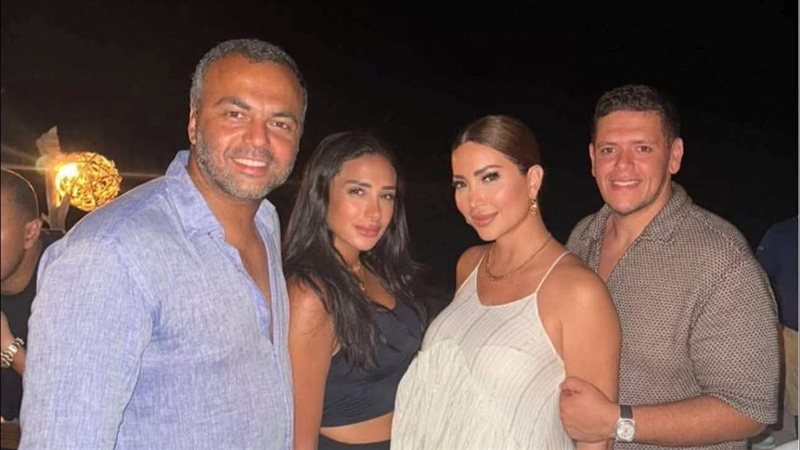 نسرين طافش وزوجها