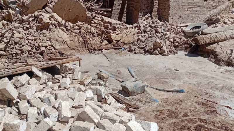 المنزل المنهار بسوهاج