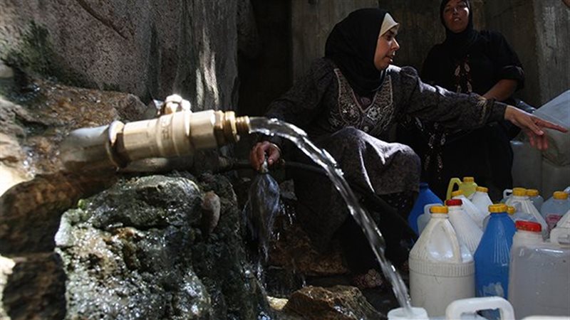 أزمة المياه في الضفة