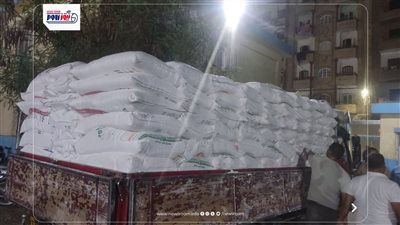 ضبط 10 أطنان دقيق مدعم معاد تعبئته وكمية كبيرة من السلع المنتهية في الفيوم 