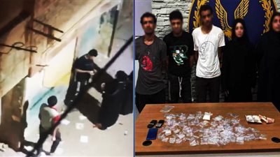 بعد تداول فيديو.. ضبط 3 رجال وسيدتين بحوزتهم مواد مخدرة في المطرية