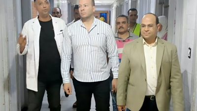 وكيل الصحة بالبحيره يقوم بجولة مرورية ميدانية على مستشفى كفر الدوار 