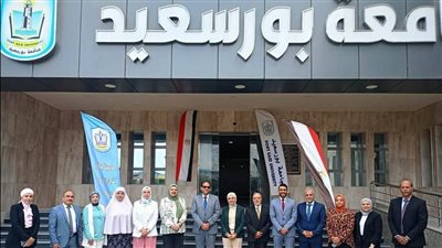 رئيس جامعة بورسعيد يستقبل لجنة تحكيم جائزة مصر للتميز الحكومي الداخلي 