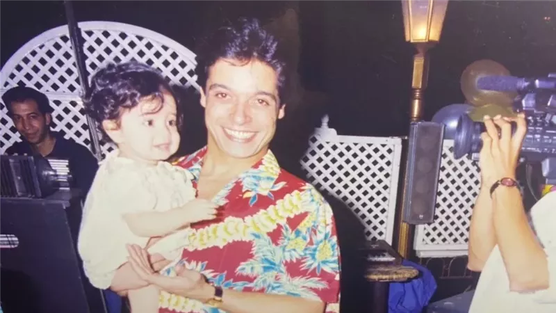 عامر منيب وابنته