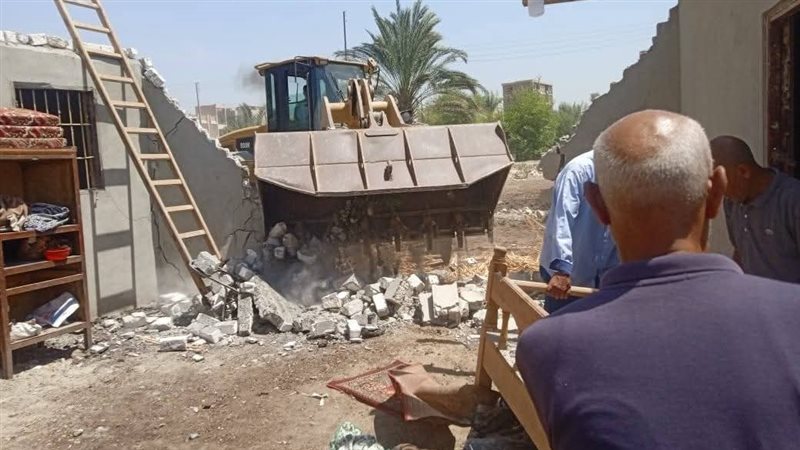 قنا..حملة ازالة بابوتشت