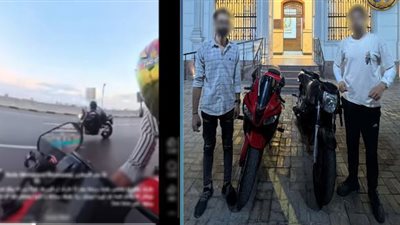 سقط أحدهما خلال التصوير.. ضبط شابين استعرضوا بالدراجات النارية بالإسكندرية 