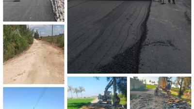 محافظة البحيرة تواصل تطوير شبكة الطرق وتحسن البنية التحتية بدمنهور