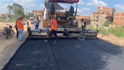 محافظ الغربية يتابع أعمال تطوير طريق السنطة – شنراق لدعم صناعة الزبيب