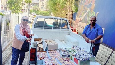 حملة تموينية تضبط كميات من حلوى المولد غير صالحة للاستهلاك في بورسعيد