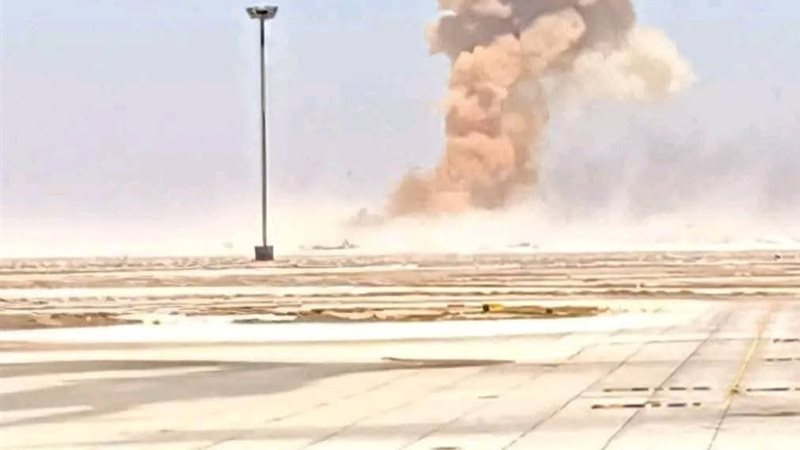 انفجار ضخم قرب مطالر