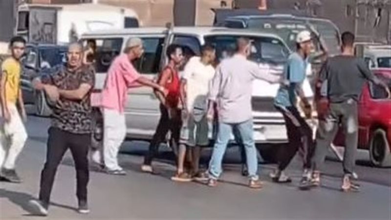 جانب من المشاجرة
