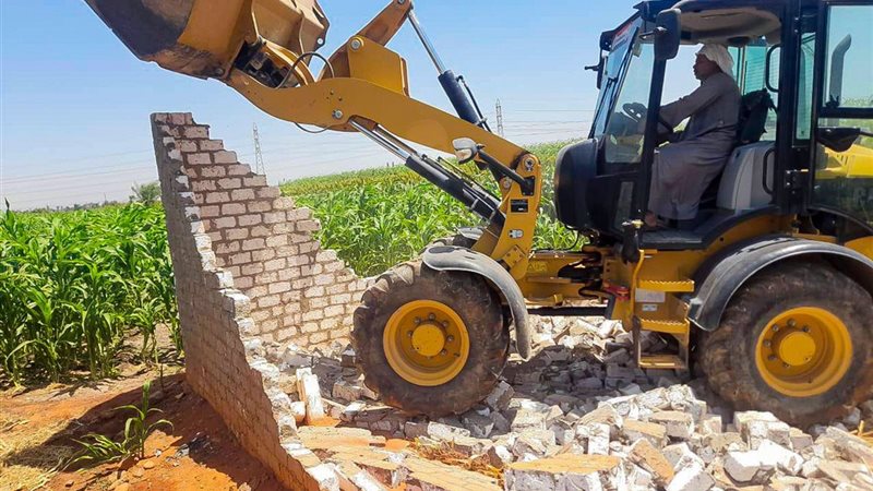 جانب من إزالة التعديات