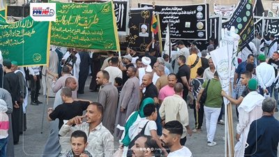 مدد يا رسول الله.. بدء الموكب الصوفي للاحتفال بـ المولد النبوي (صور)