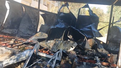 دمر محتويات المكان.. نشوب حريق في كرفان شركة الغاز بجرجا في سوهاج 