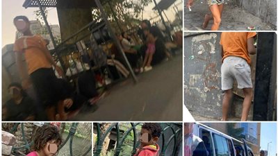 فوضى أمام معهد الأورام.. متسولون يسيطرون على الاستراحات والمرضى تحت الشمس |صور