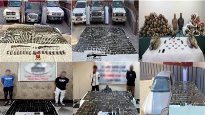 مصرع 3 عناصر شديدة الخطورة وضبط مخدرات وأسلحة بسوهاج والأقصر