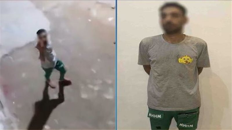 المتهم بالعتدي على