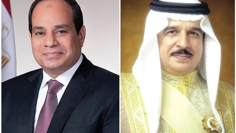 السيسي وملك البحرين