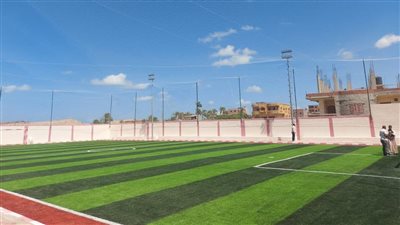 انتهاء أعمال تطوير وتجديد ملعب مركز شباب 