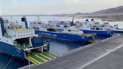 تداول 14 ألف طن و770 شاحنة بضائع عامة ومتنوعة بمواني البحر الأحمر 