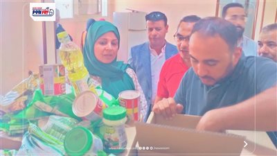 توزيع 200 كرتونة غذائية و300 زي رياضي ضمن قافلة أبشواي المجتمعية