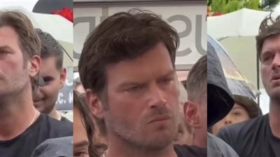 انهيار النجم التركي كيفانش تاتليتوغ في جنازة صديقه خالد يوكاي 