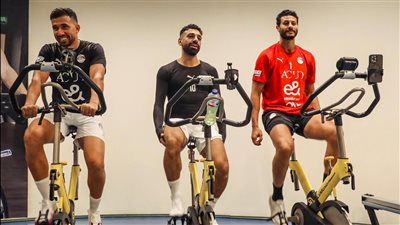 تدريبات بدنية وجلسات استشفاء لمنتخب مصر قبل السفر لمواجهة بوركينا|صور