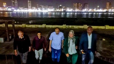 محافظ سوهاج يتفقد الكورنيش الشرقي ومدينة أخميم | صور