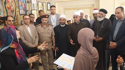 أجواء المحبة.. احتفالية كبرى بالمولد النبوي تجمع الأزهر والمطرانية ببني سويف