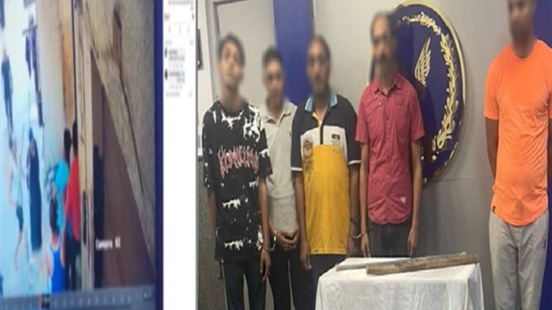 المتهمون عقب القبض