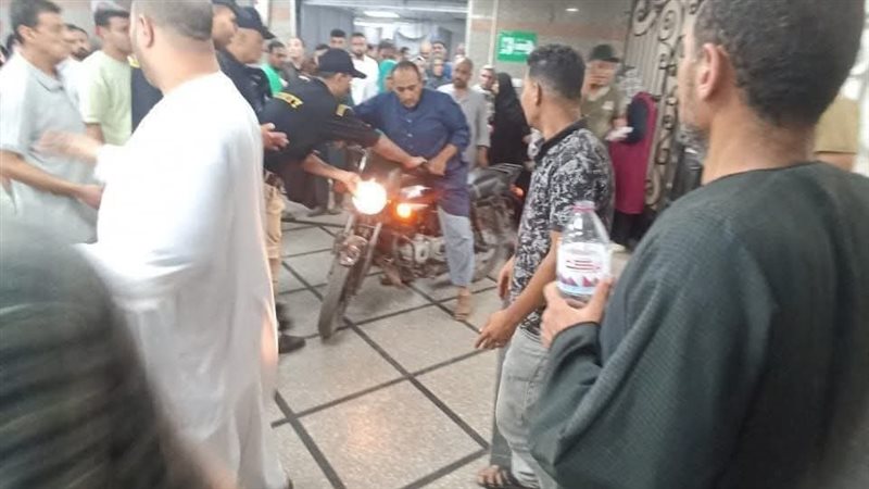 دراجة نارية في المستشفى
