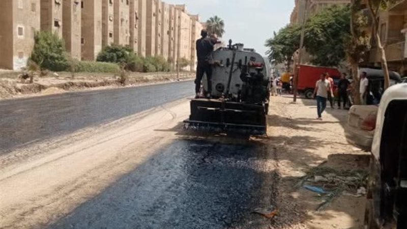 جانب من الرصف