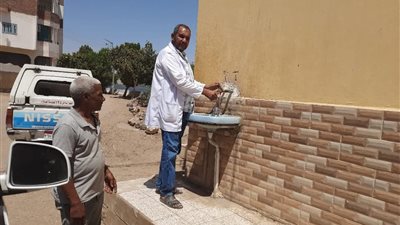 انطلاق القافلة المائية بقرية الرئيسية بمركز نجع حمادي |صور