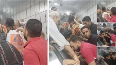 مترو الأنفاق: حادث سقوط على السلم الكهربائي بمحطة مسرة دون وقوع إصابات