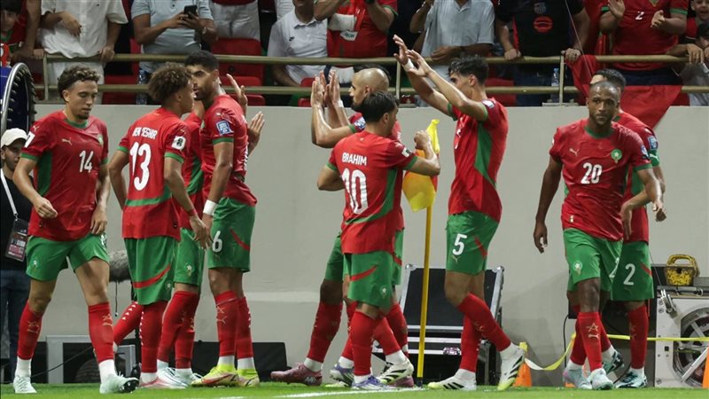 فرحة المغرب بالفوز