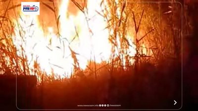 إخماد حريق محدود في هيش مبنى الري والوحدة المحلية القديمة بقرية أباظة بالفيوم