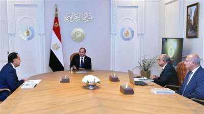 السيسي يجتمع برئيس الوزراء ووزير الكهرباء لترسيخ دور مصر كمركز إقليمي للطاقة