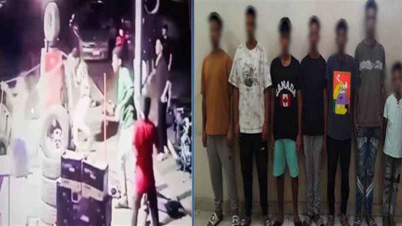 المتهمون عقب القبض