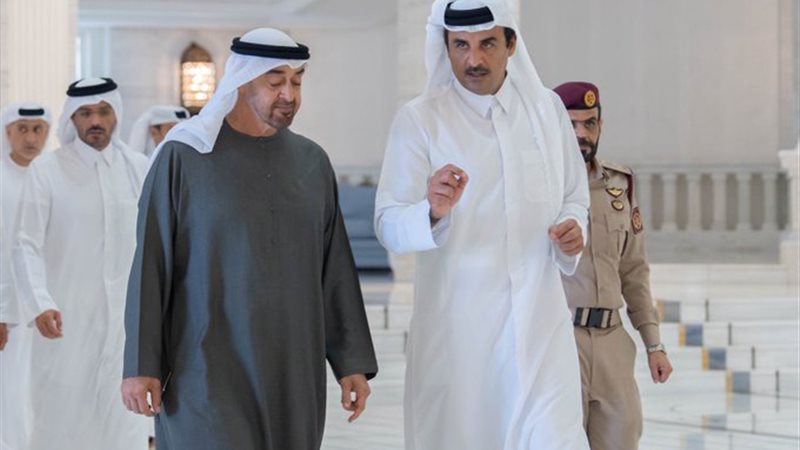 تميم ومحمد بن زايد